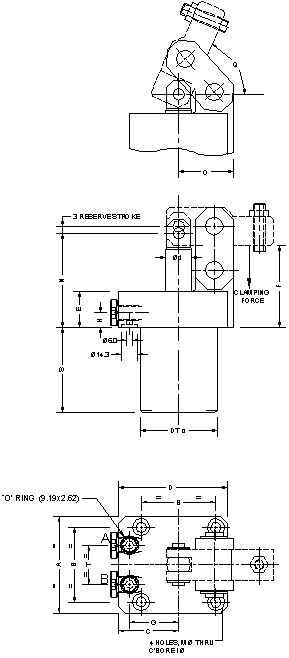 Manifold Port Cylinder Dimension